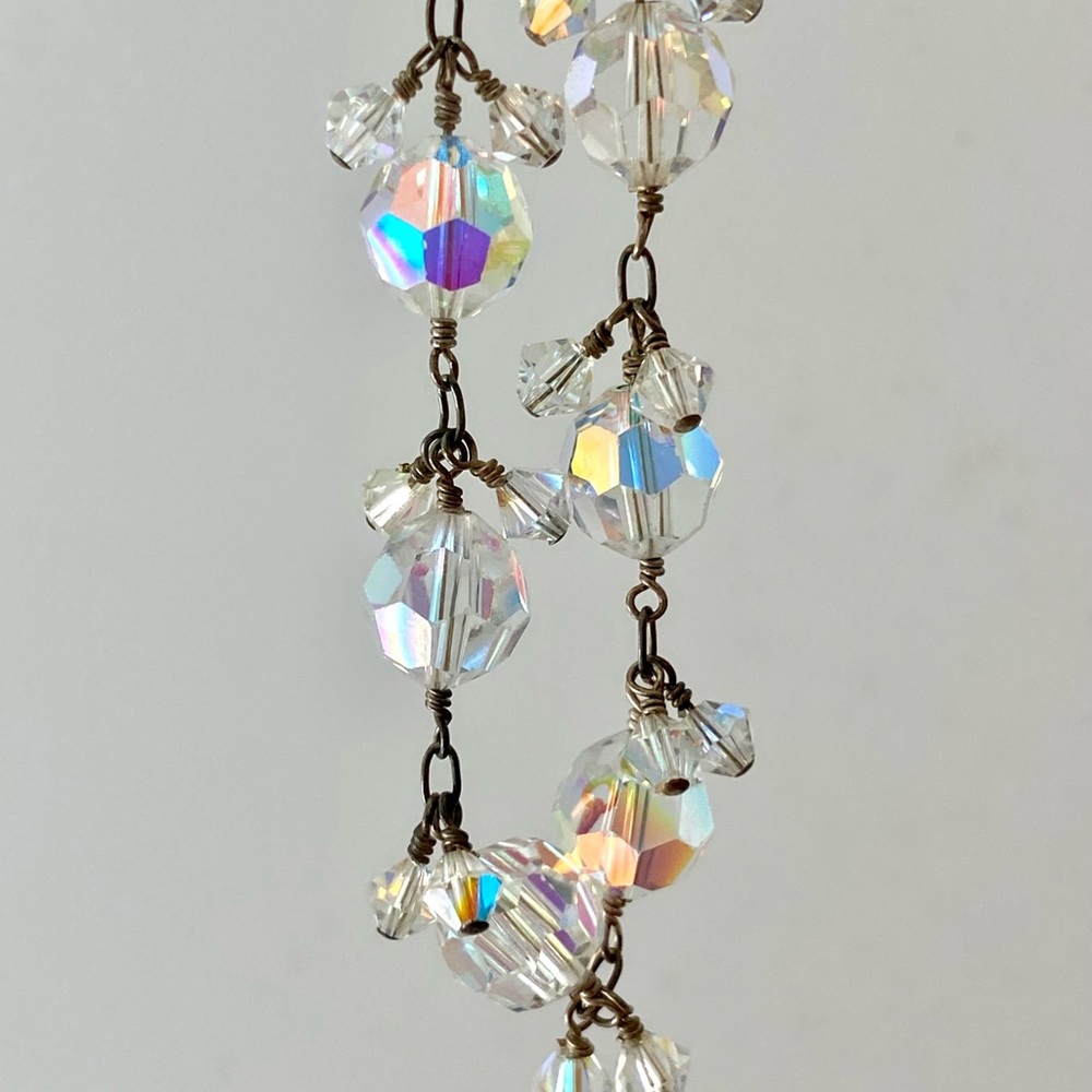 delicate handmade iridescent bracelet